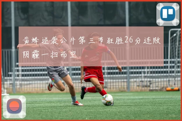 黄蜂逆袭公牛第三节狂胜26分连败阴霾一扫而空